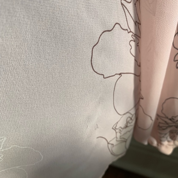 Michel Studio pink floral print blouse size 18 - Picture 6 of 7